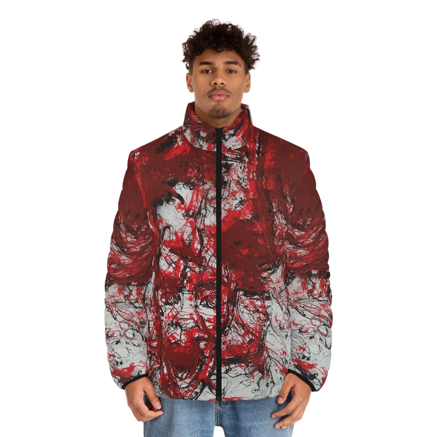 "The Scream" Puffer Jacket - MateART