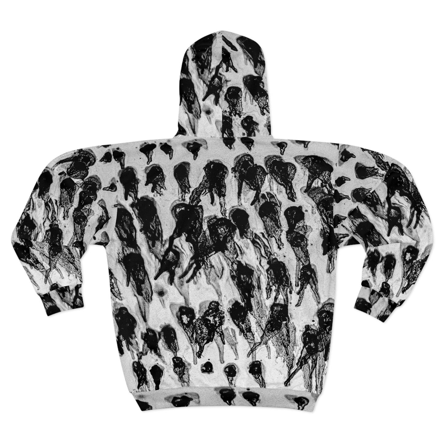 "Untitled" Women Zip Hoodie - MateART