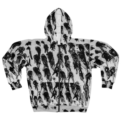 "Untitled" Women Zip Hoodie - MateART